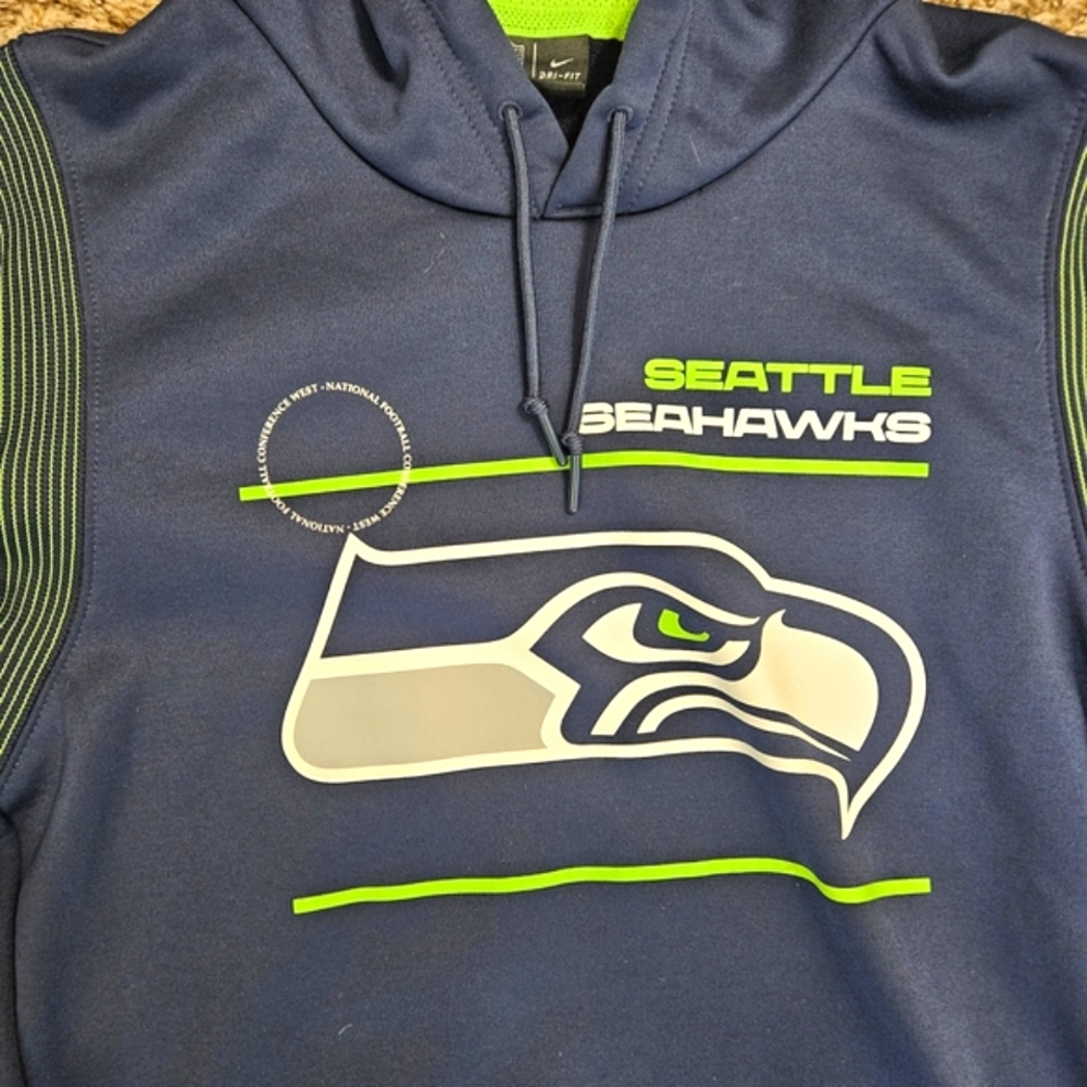 Nike Women's Seattle Seahawks Navy Hoodie